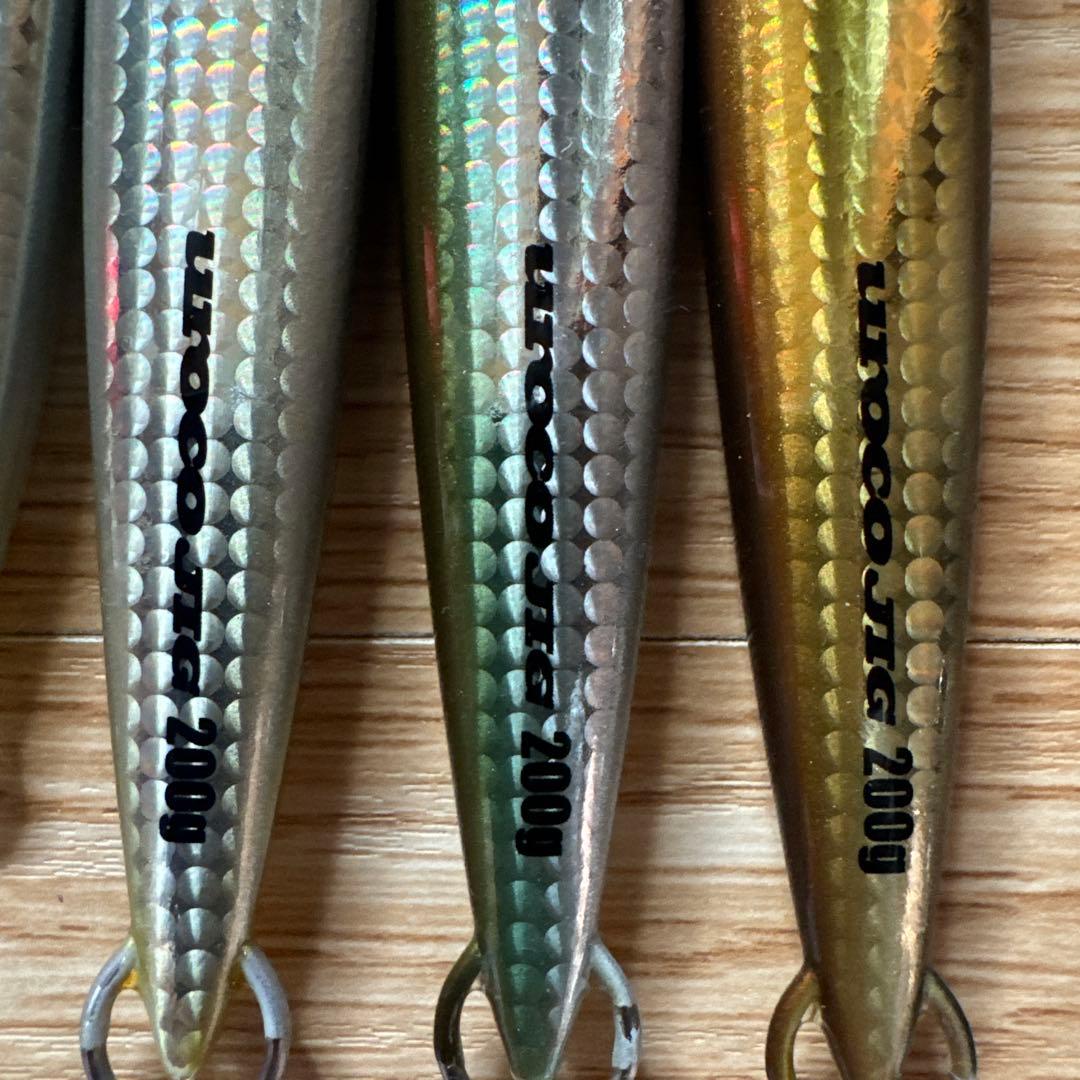 ウロコジグ　120g×3 160g×1 200g×3 7個セット