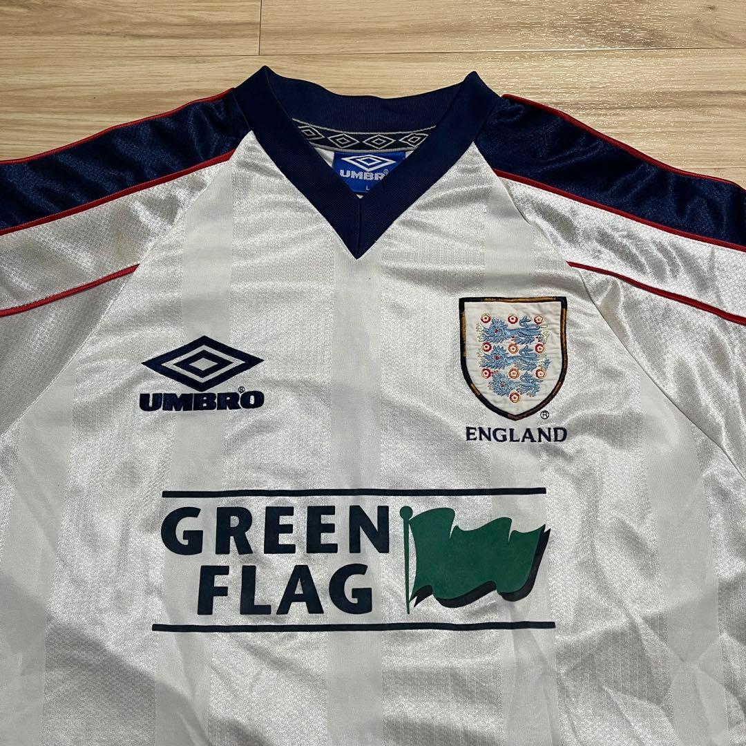 90s サッカーシャツ　umbro イングランド代表