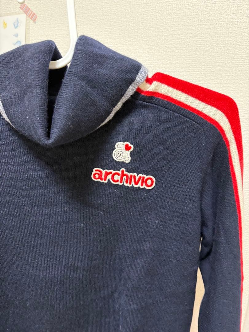 [美品]archivio タートルネック セーター