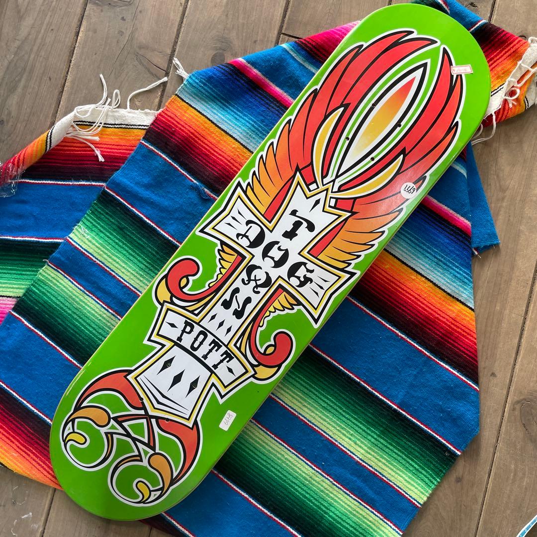 DOGTOWN T-POTTクロスロゴドッグタウンスケボーデッキ¥11,000