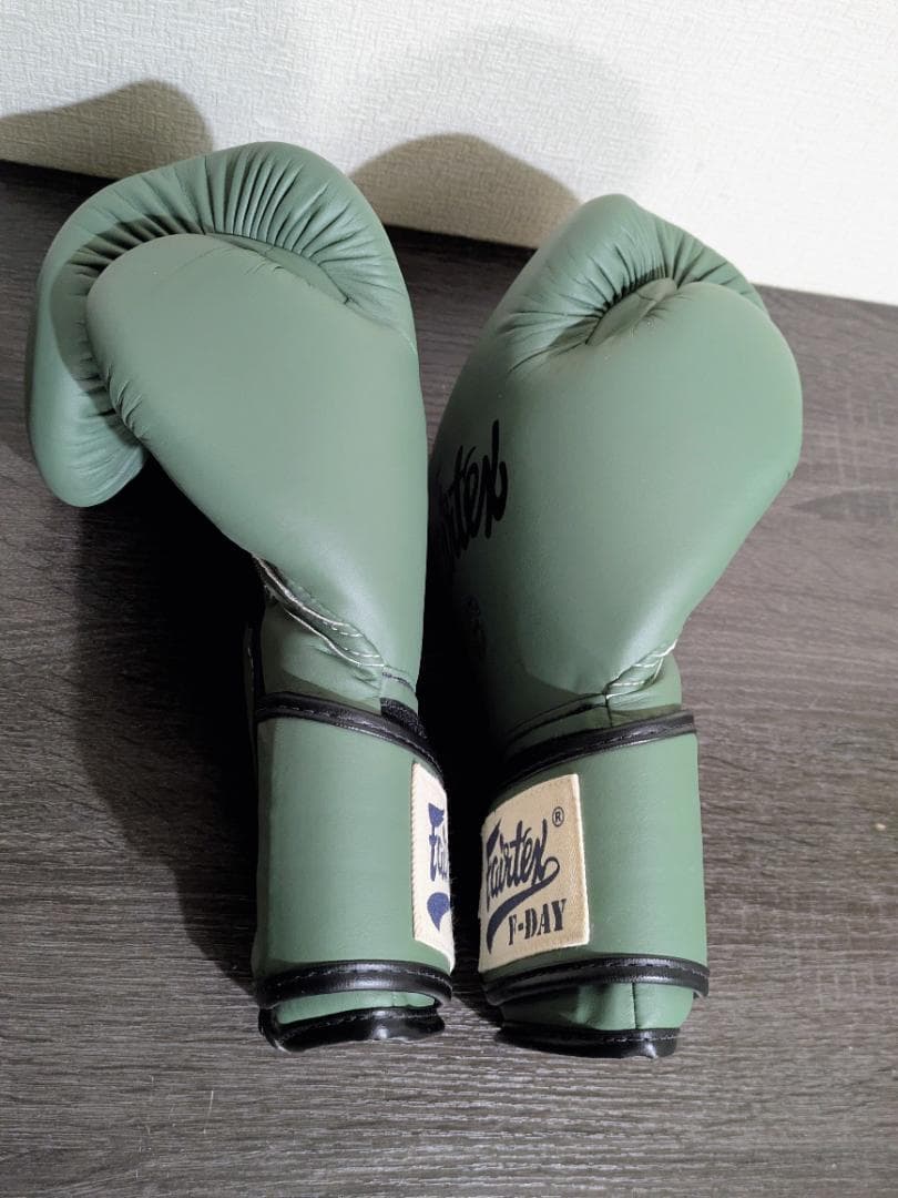 Fairtex ムエタイ ボクシンググローブ BGV1 14oz グリーン 美品
