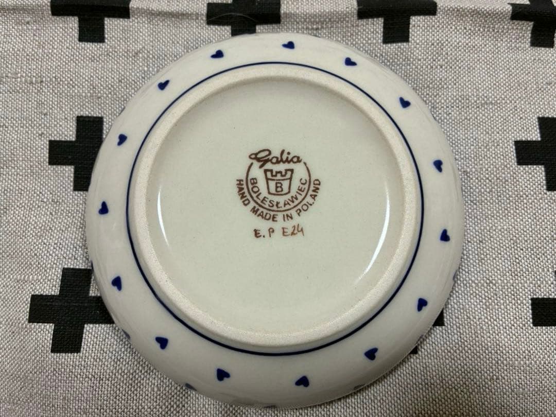 ポーリッシュポタリー　マグカップ　プレート ポーランド食器　ハート　ガリア