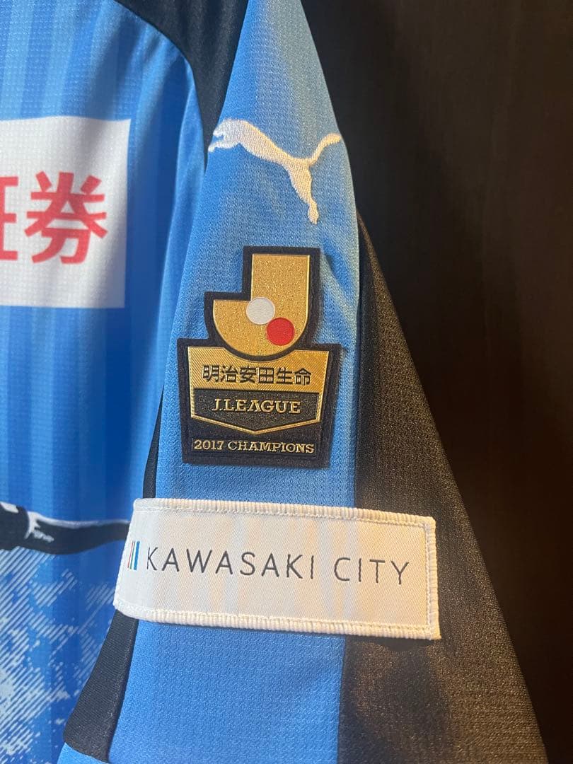 川崎フロンターレ 2018 大久保嘉人氏J1通算400試合出場記念プリント XL