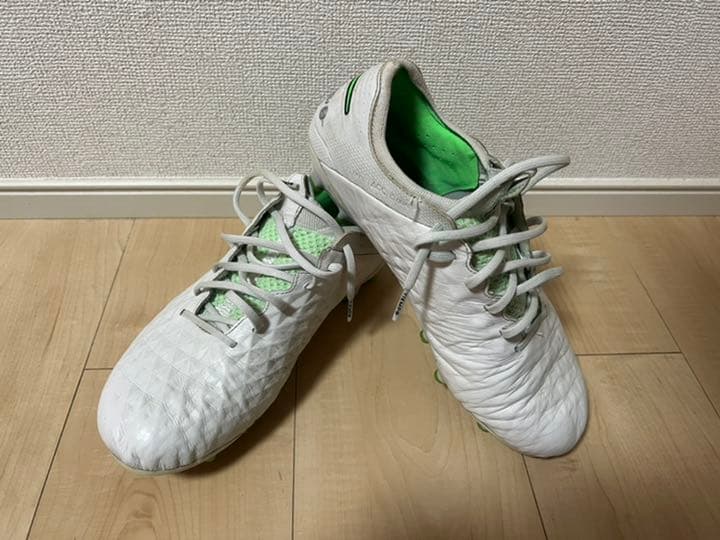 ナイキ レジェンド 8 プロ FG(ホワイト×グリーン)