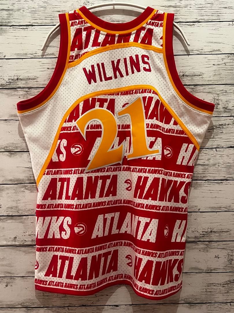 ★極美品 NBA ドミニク・ウィルキンス ホークス ユニフォーム L
