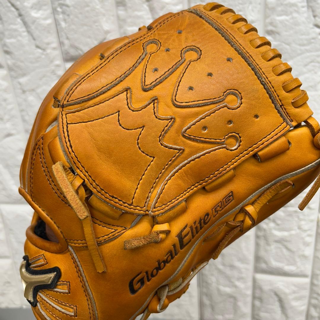 【良型】野球 グローブ 軟式 少年野球 ミズノ 投手用 グローバルエリート