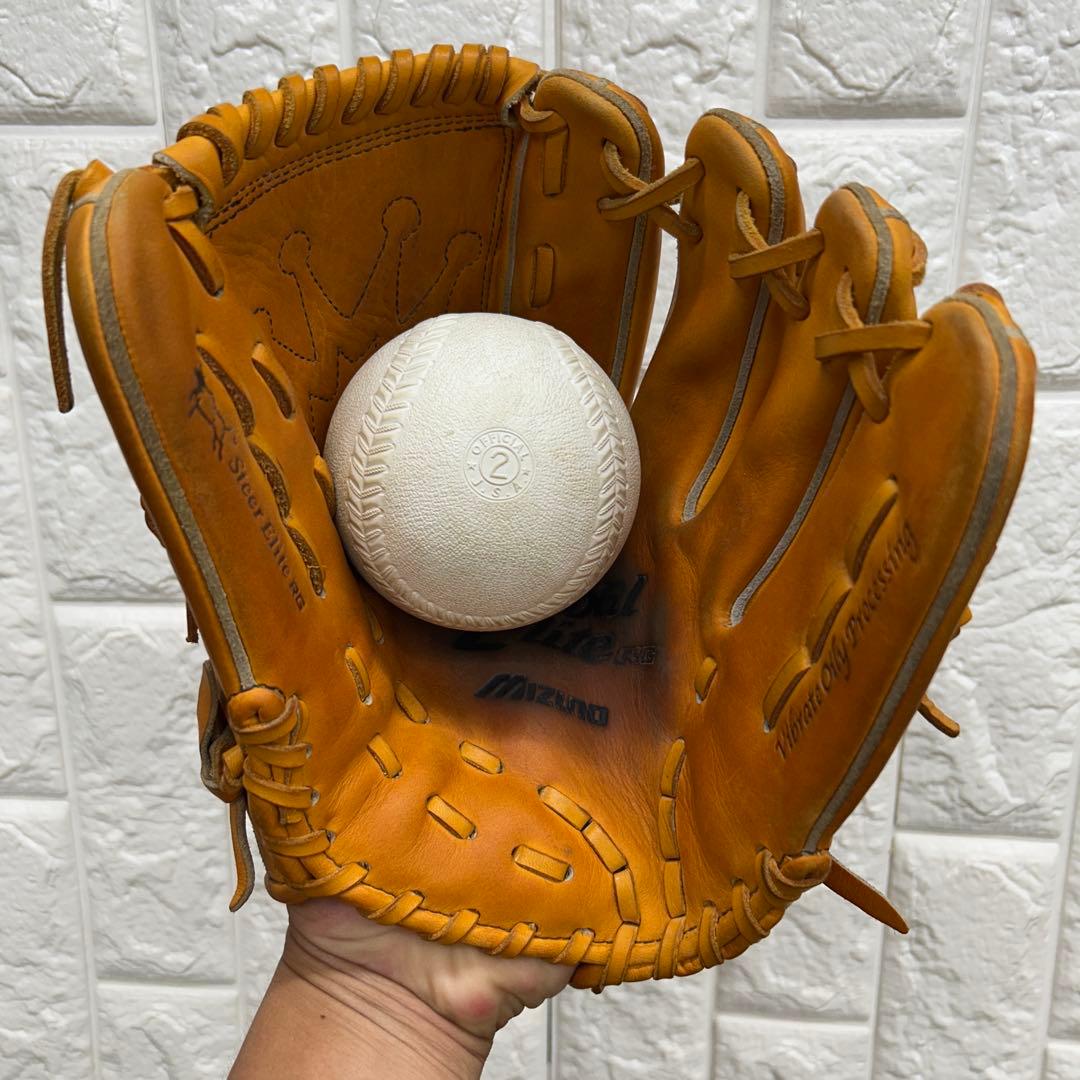 【良型】野球 グローブ 軟式 少年野球 ミズノ 投手用 グローバルエリート