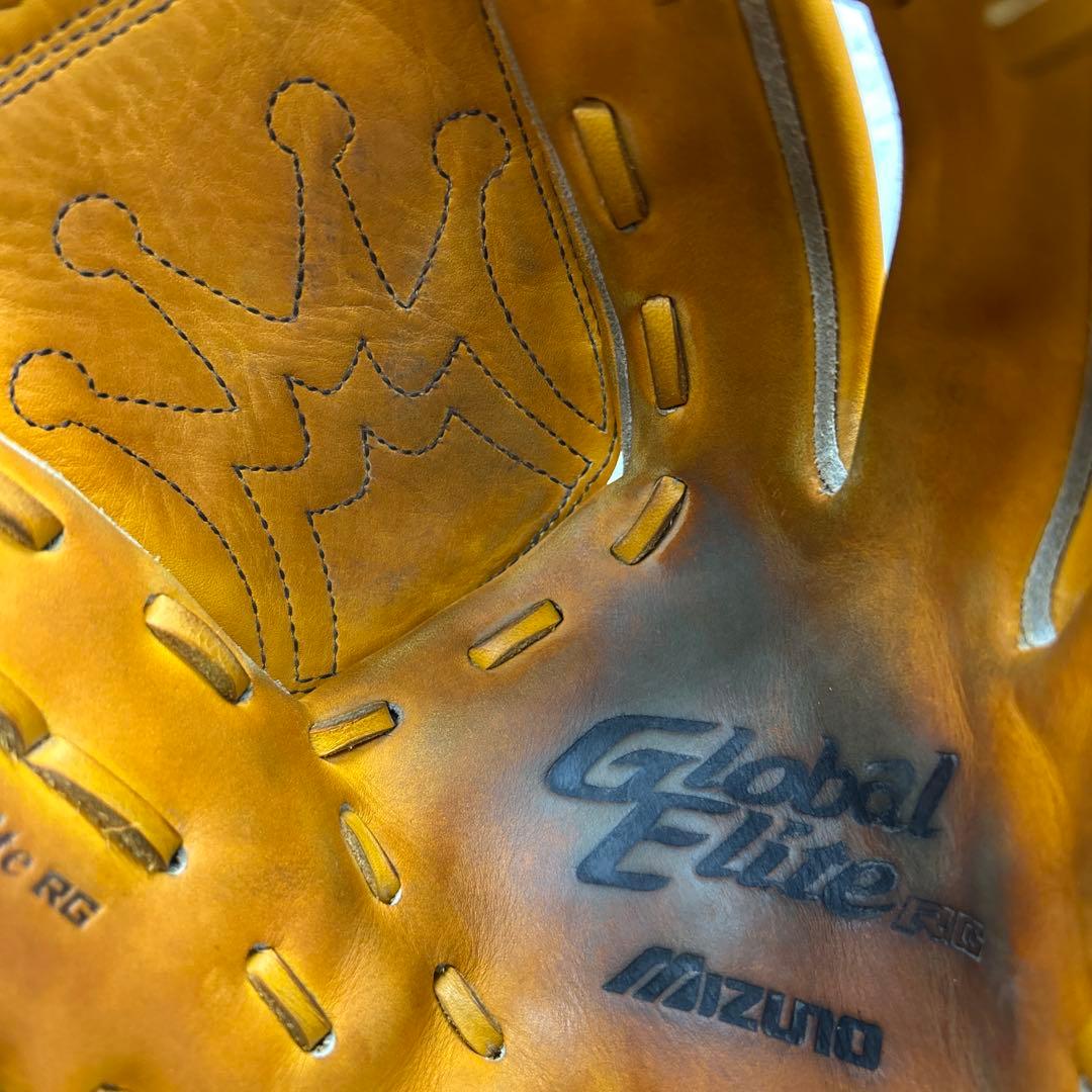 【良型】野球 グローブ 軟式 少年野球 ミズノ 投手用 グローバルエリート