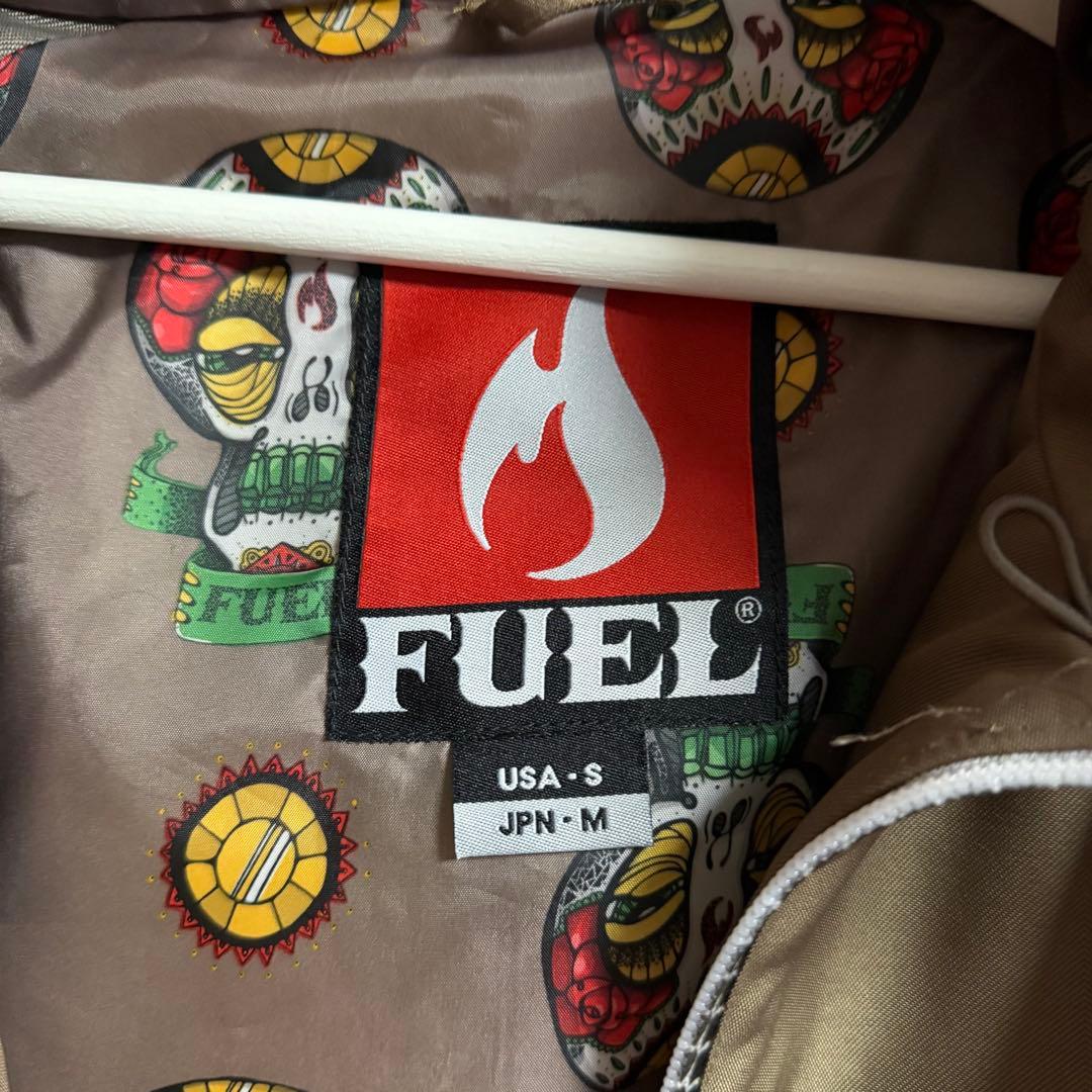 FUEL ブラウン スノーボードウェア　USA-S JPN-M
