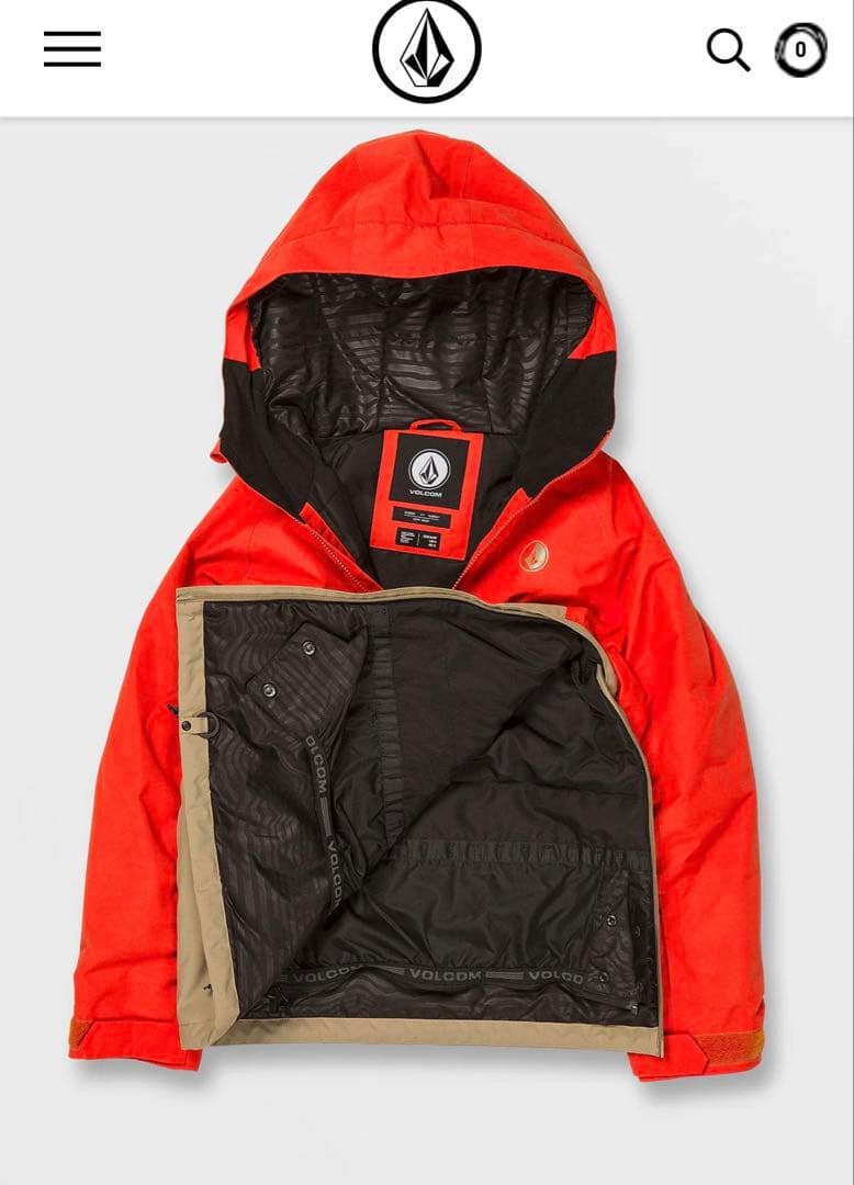 【美品】volcom ボルコム　スノーボードウエア