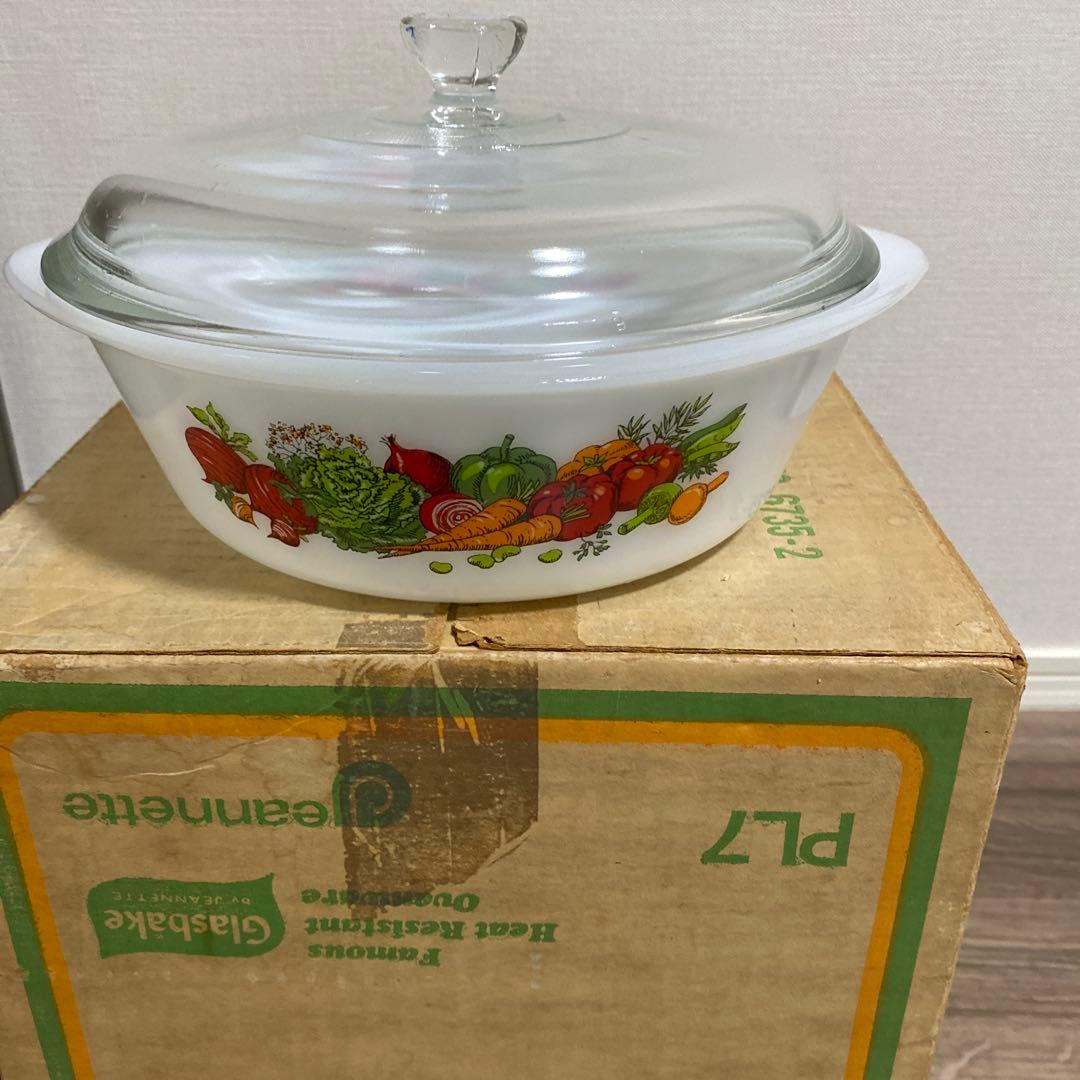 グラスベイク　glasbake アンティーク