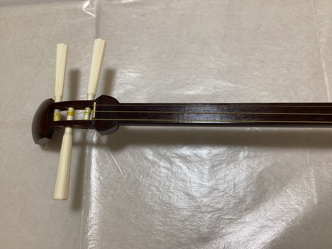 地唄三味線　中棹　ケース付き