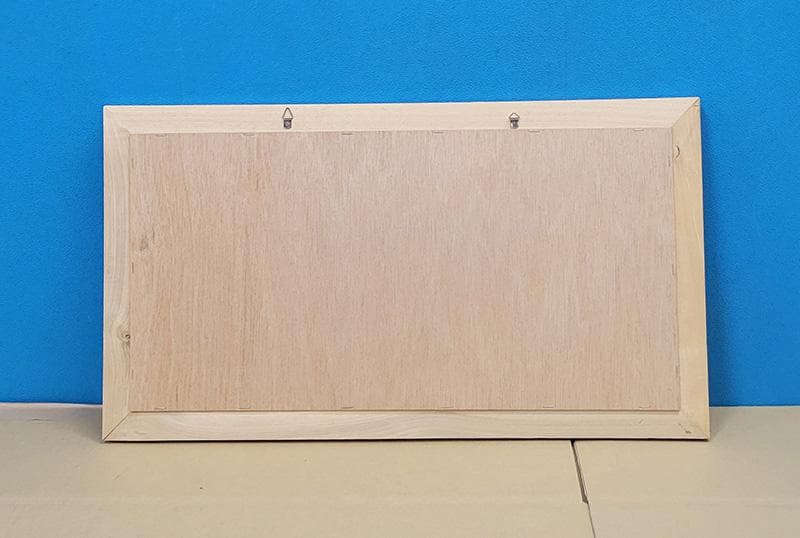 【縁起物】高級 開店 額　金海老（白木）JOA-267