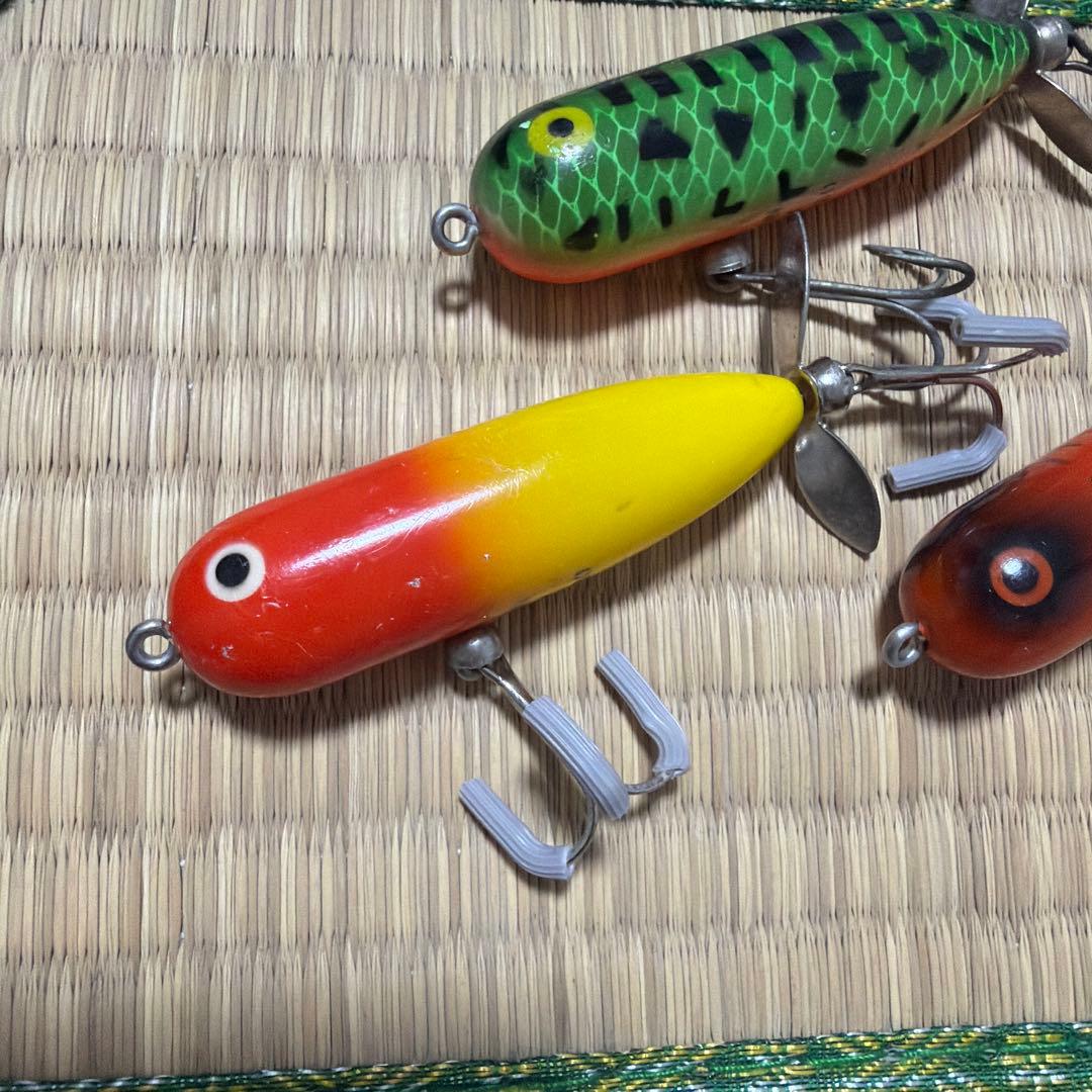 オールド　ヘドン　ベビートーピード　実釣用　３個セット！