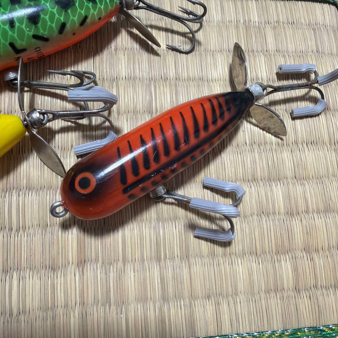 オールド　ヘドン　ベビートーピード　実釣用　３個セット！