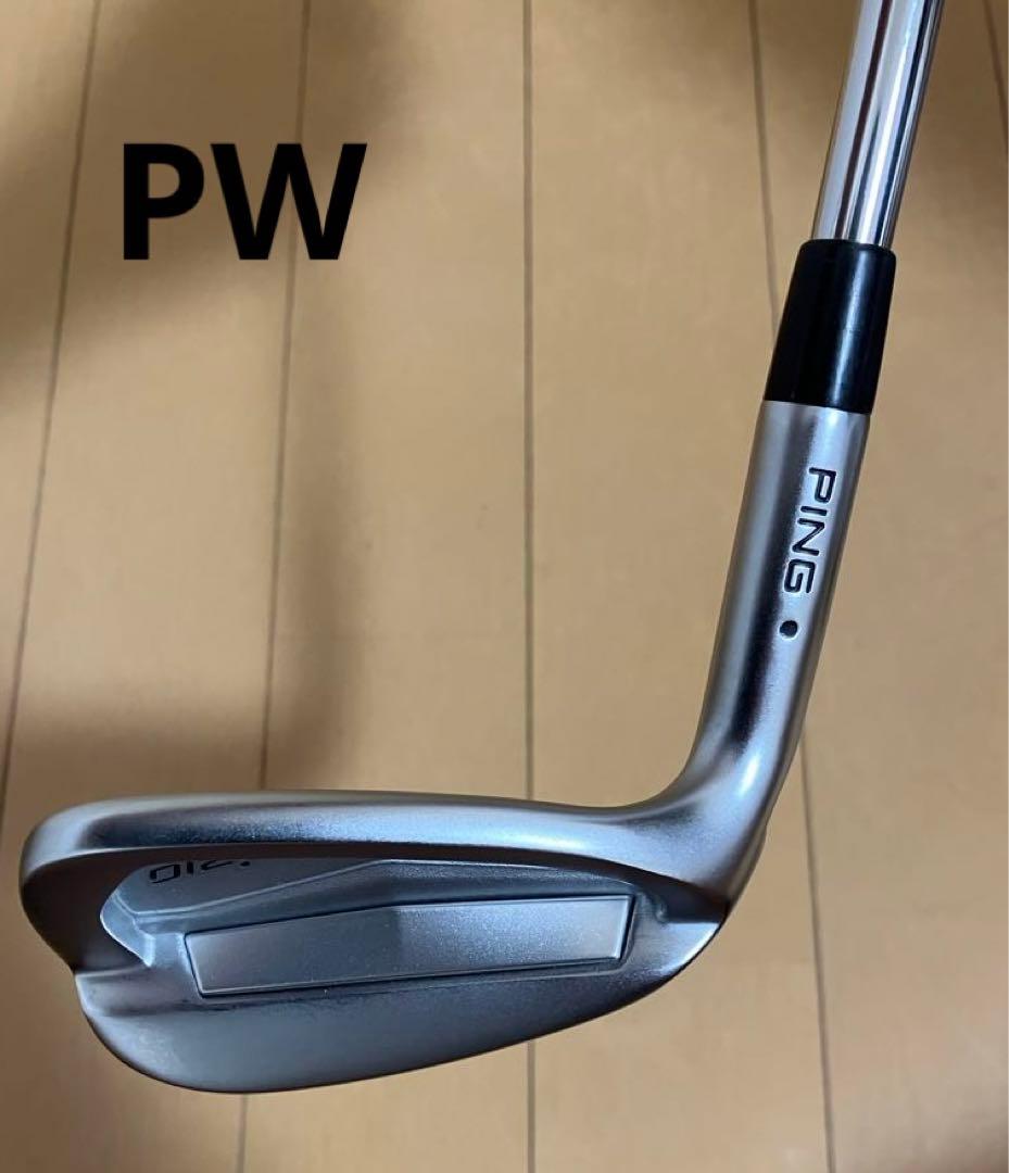 Ping i210レフティ 7-P 4本セット 黒ドット