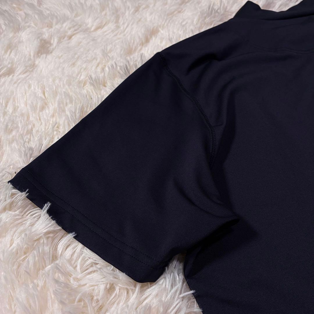 極美品✨【ブリーフィング】ゴルフ モックネック Tシャツ ネイビー XL