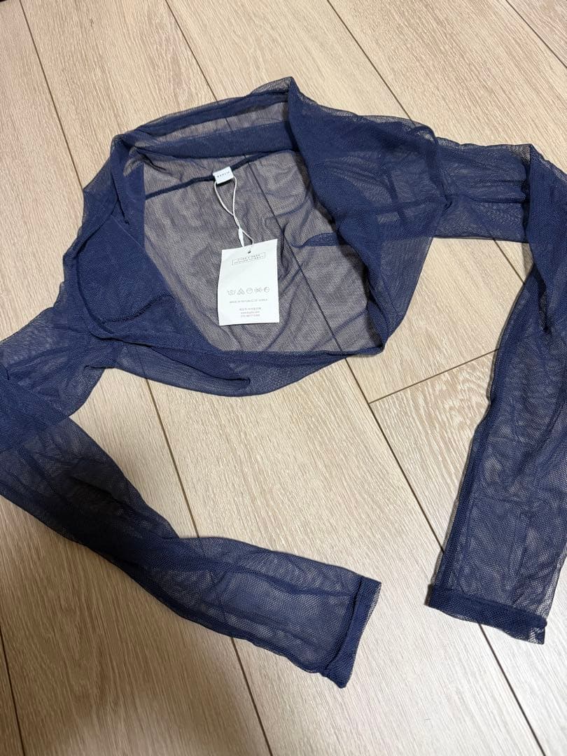 新品　バイプリエ　メッシュシュラグ　ネイビー