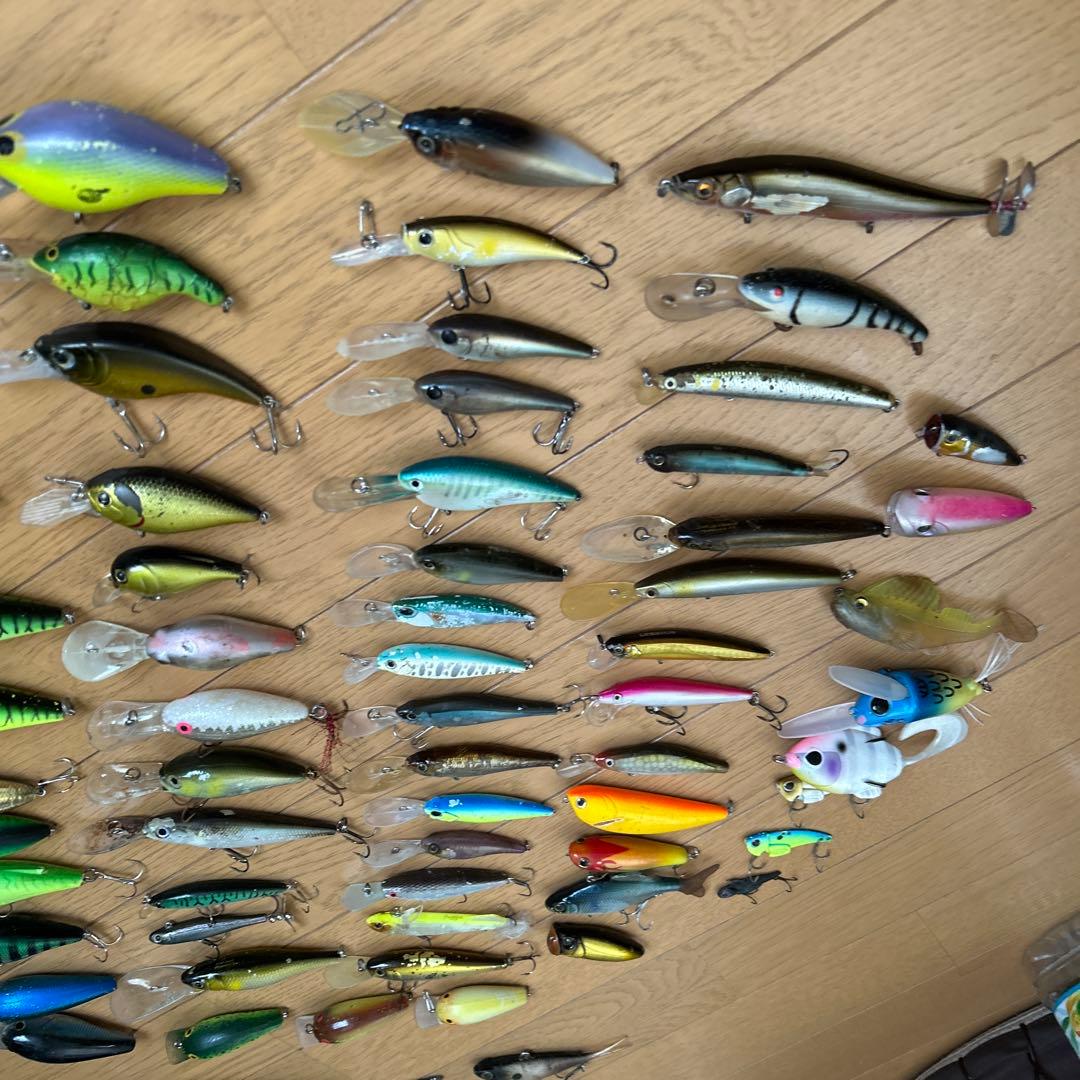 バス釣り引退セット　バス釣りルアーまとめ