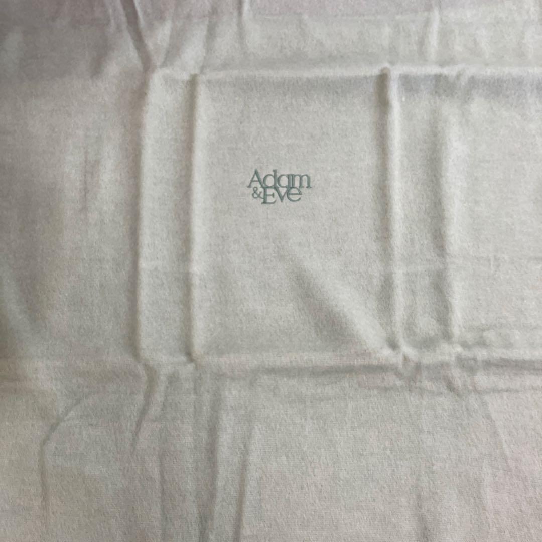 3F Adam & Eve アダム＆イヴ 毛布 ブランケット 毛布 無地 ロゴ