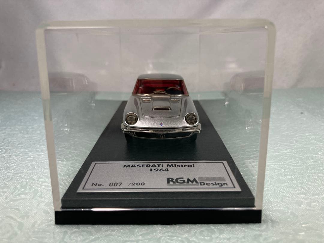 Maserati Mistral 1984 シルバー ミニカー