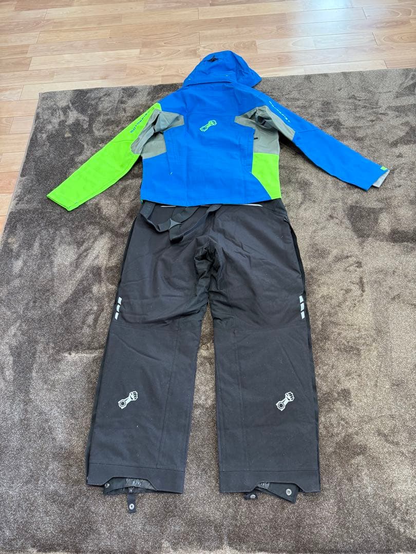 Marmot スノーモービルウェア青/緑