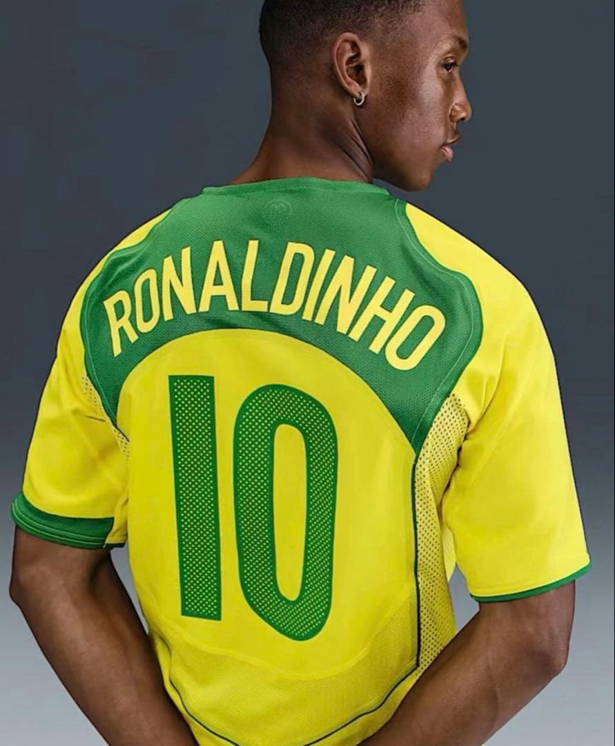 最終値下 NIKE ブラジル代表ユニホーム ロナウジーニョ 復刻