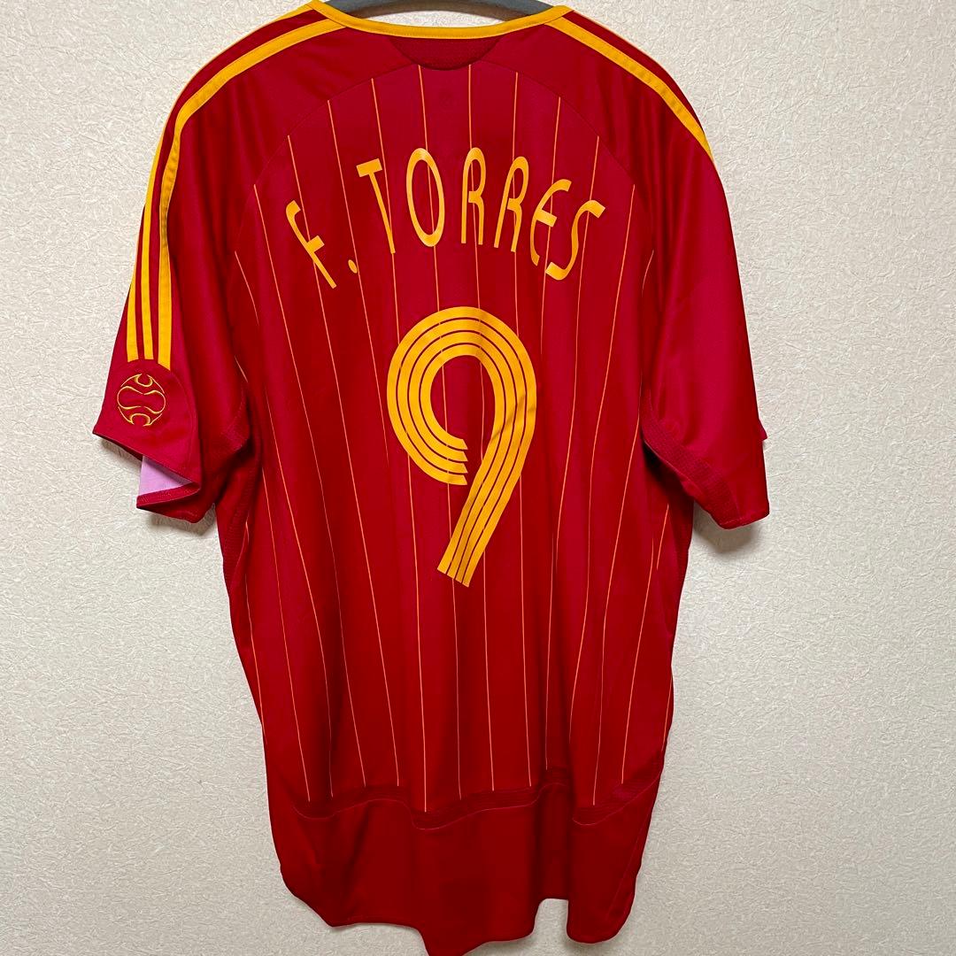 【正規品】スペイン代表 2006 トーレス 9 ユニフォーム L ワールドカップ