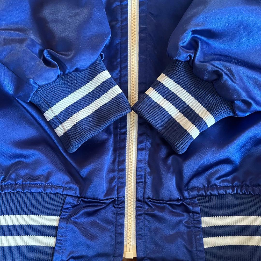 美品　超希少　ドジャース　サテンスタジャン　Lサイズ　80S MIZUNOミズノ