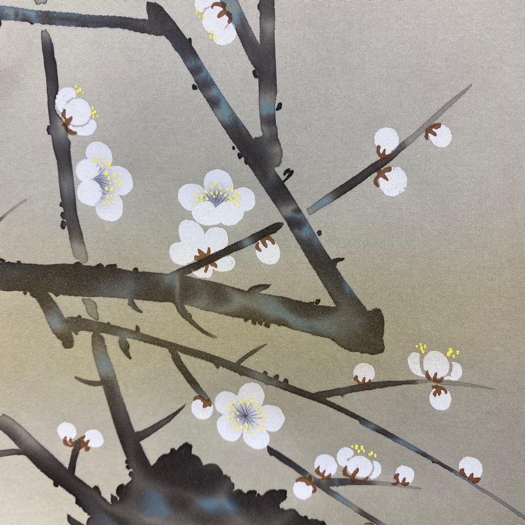 美品 掛け軸 祥雲作 鶴亀三友図 共箱 縁起物 花鳥 年中掛け 三本セット