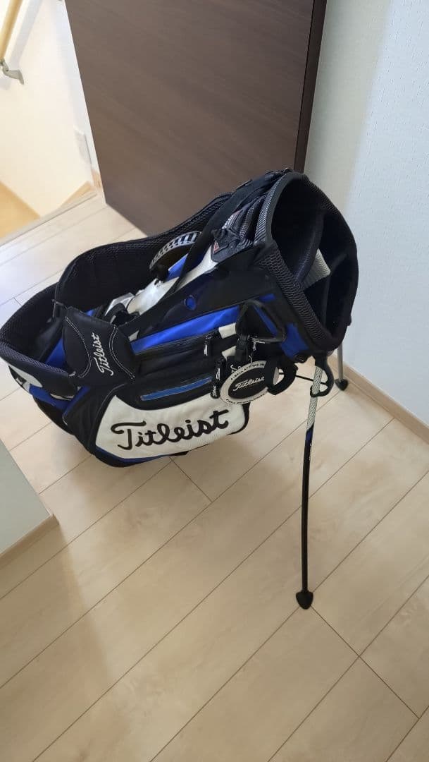 タイトリスト　Titleist スタンドゴルフバッグ 黒/青
