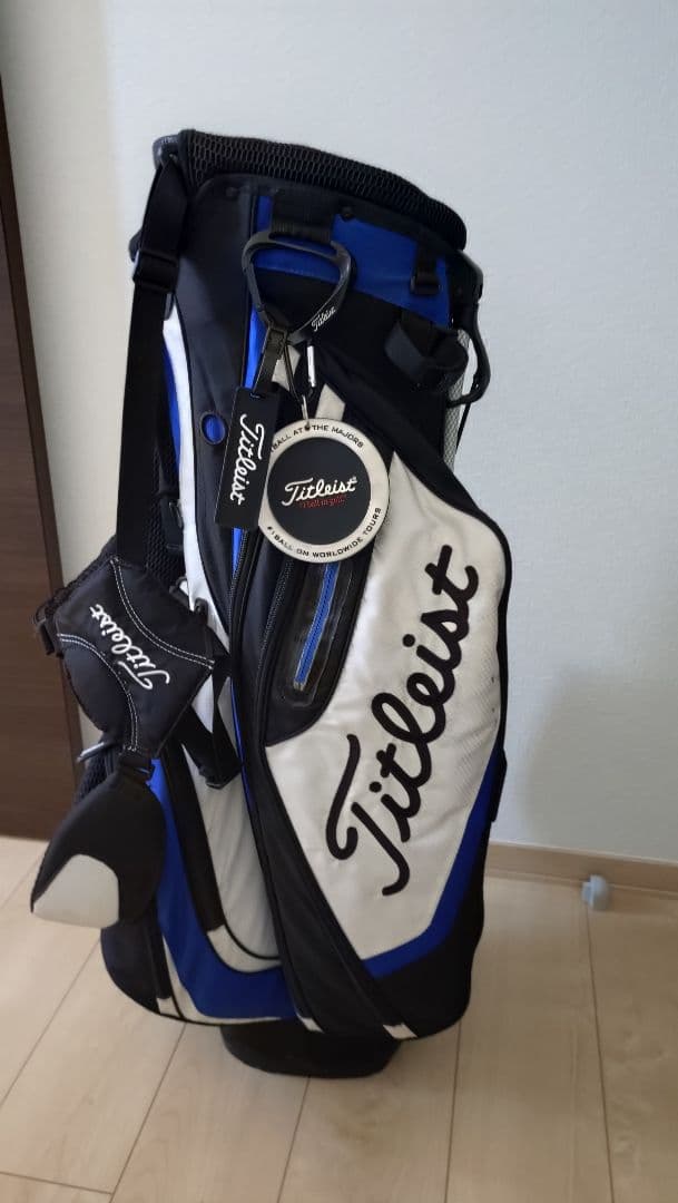 タイトリスト　Titleist スタンドゴルフバッグ 黒/青