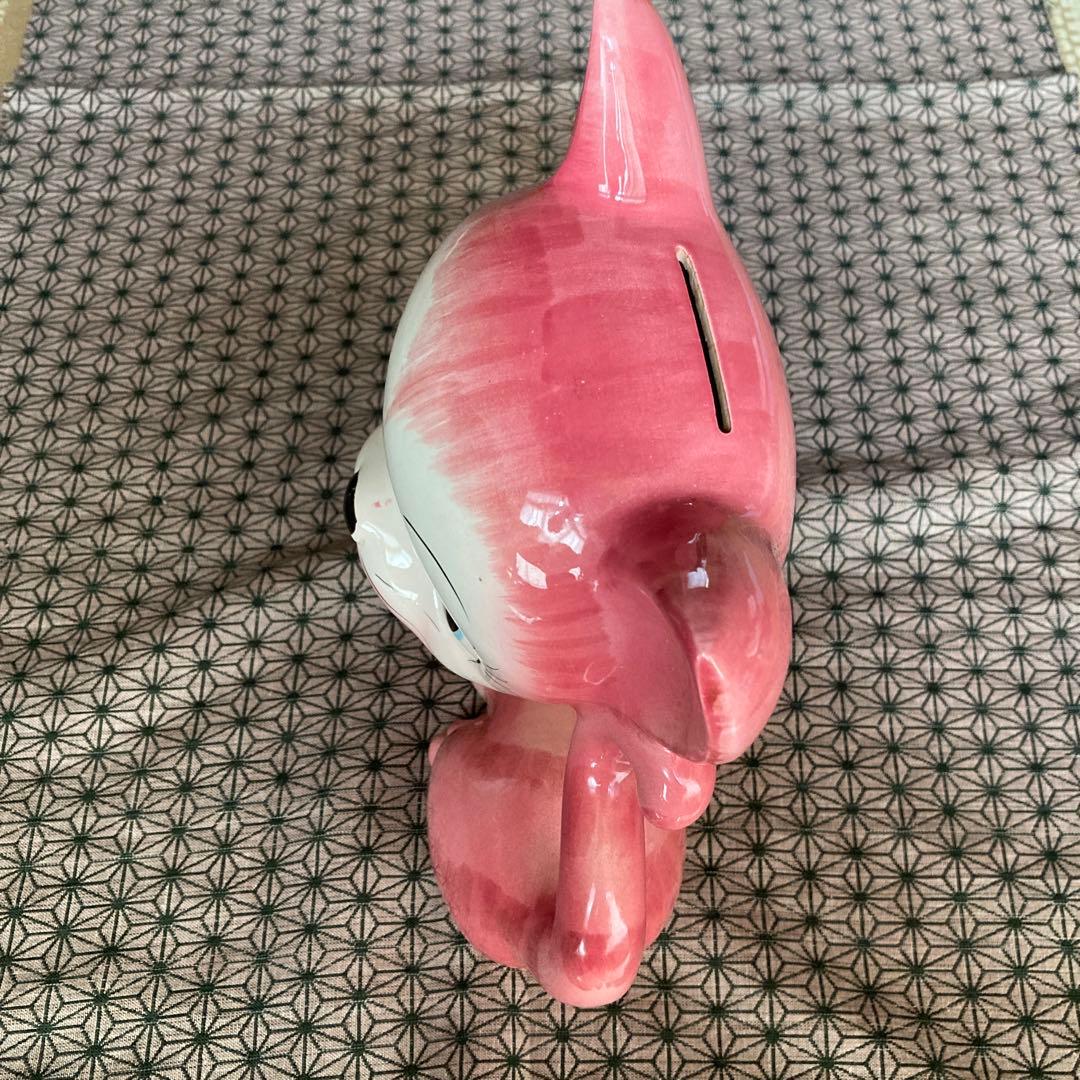 昭和レトロ 大きめ ネコ 貯金箱 置物‼️