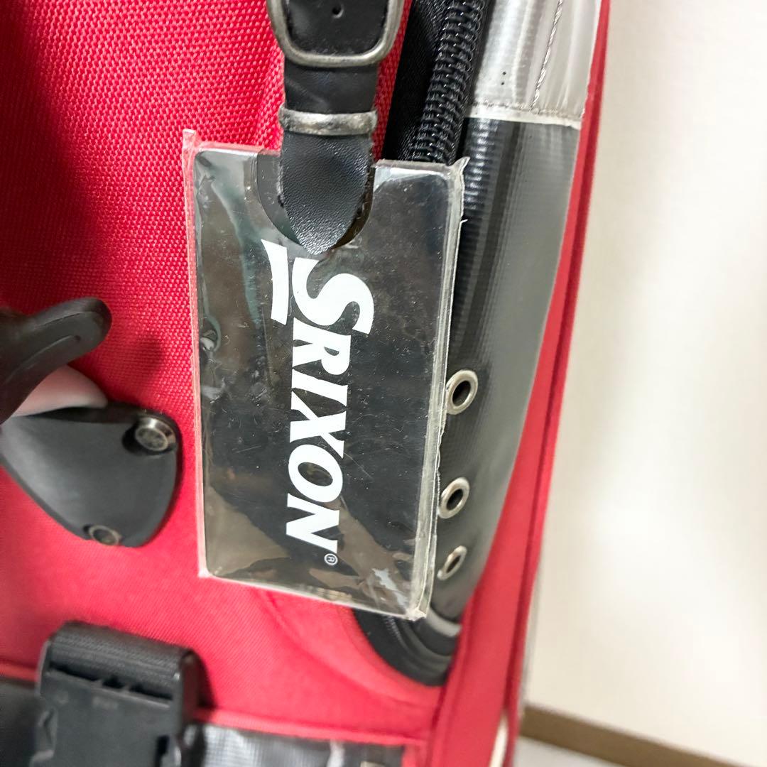 SRIXON スリクソン キャディバッグ 赤 ゴルフバッグ メンズ