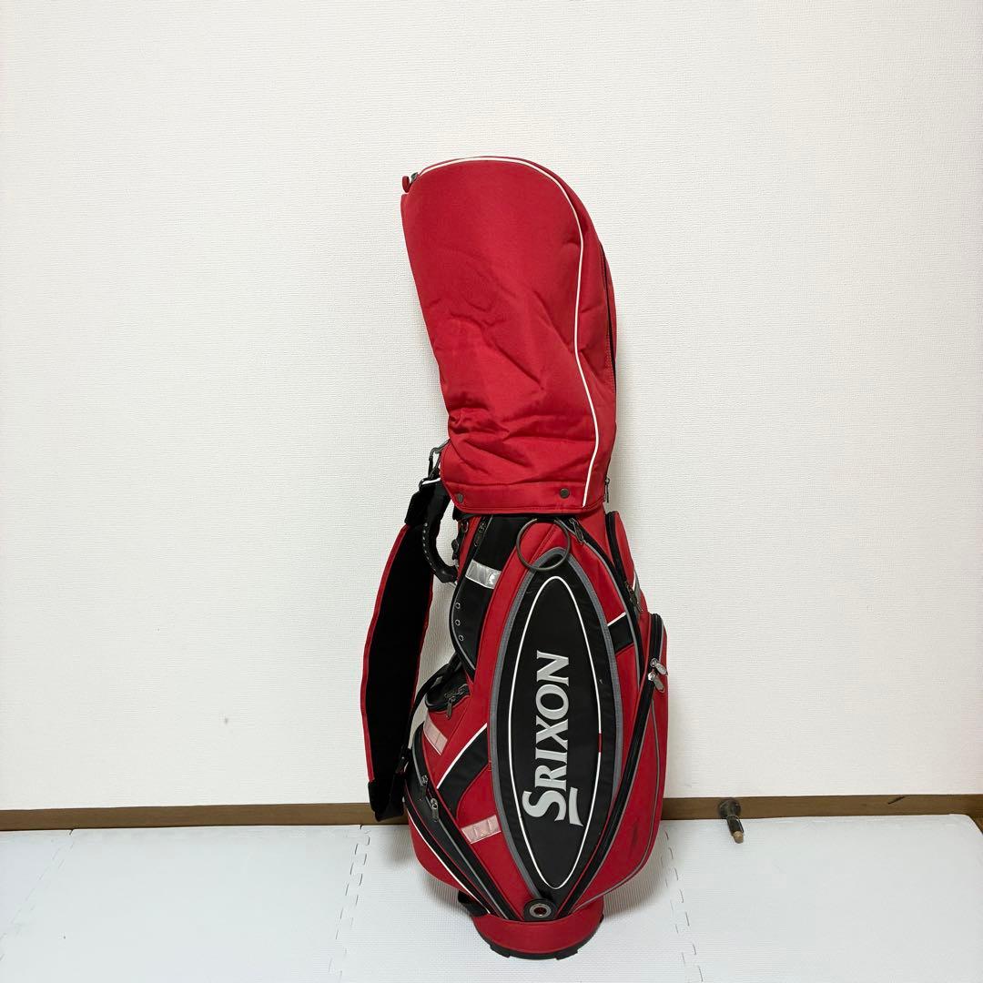 SRIXON スリクソン キャディバッグ 赤 ゴルフバッグ メンズ