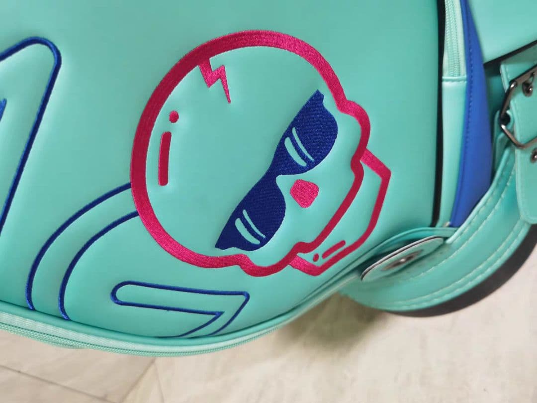 ラスト1枚●Vessel SWAG ゴルフバッグ アクアブルー