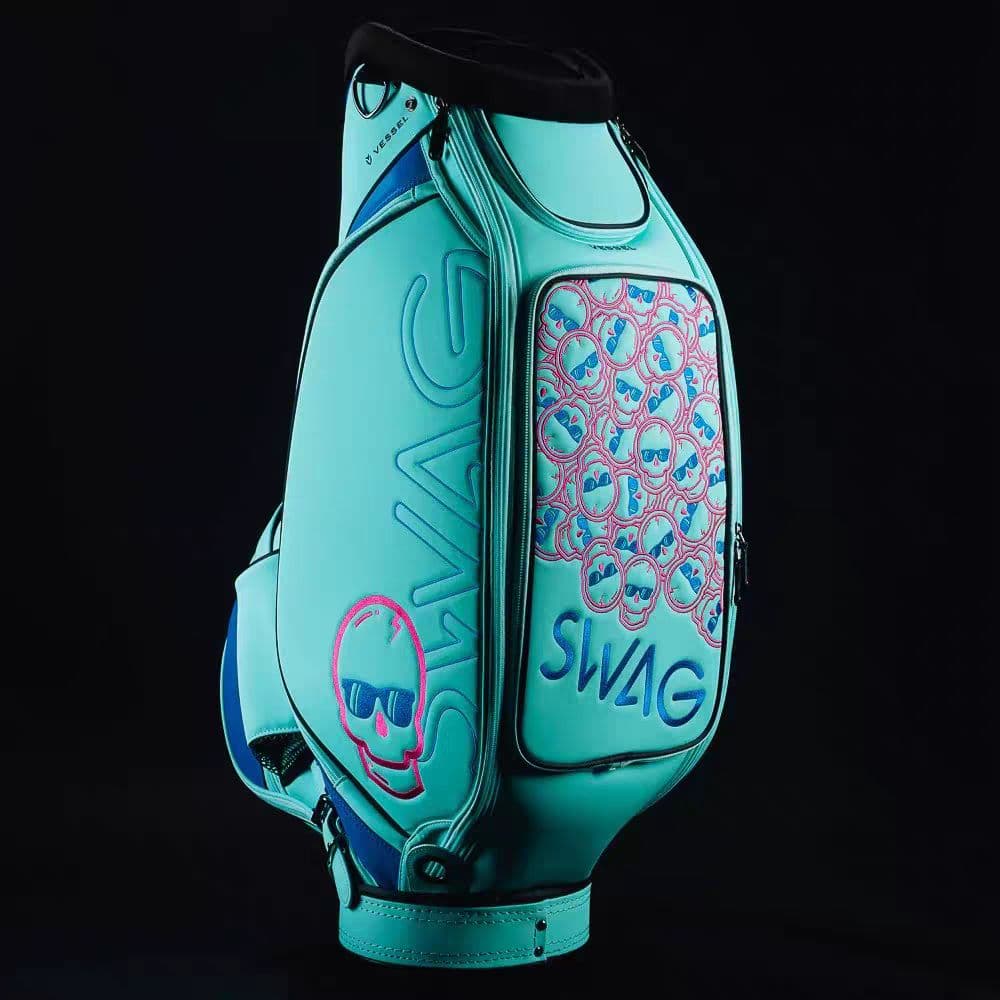 ラスト1枚●Vessel SWAG ゴルフバッグ アクアブルー