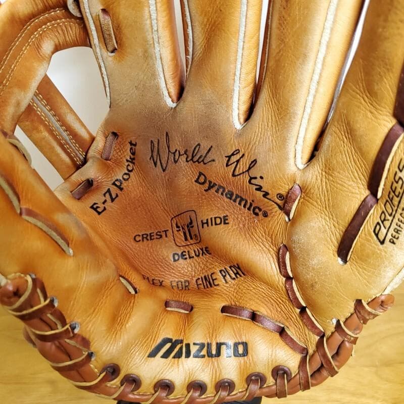 ミズノ MIZUNO 原辰徳モデル 青カップ ワールドウィン 軟式グローブ