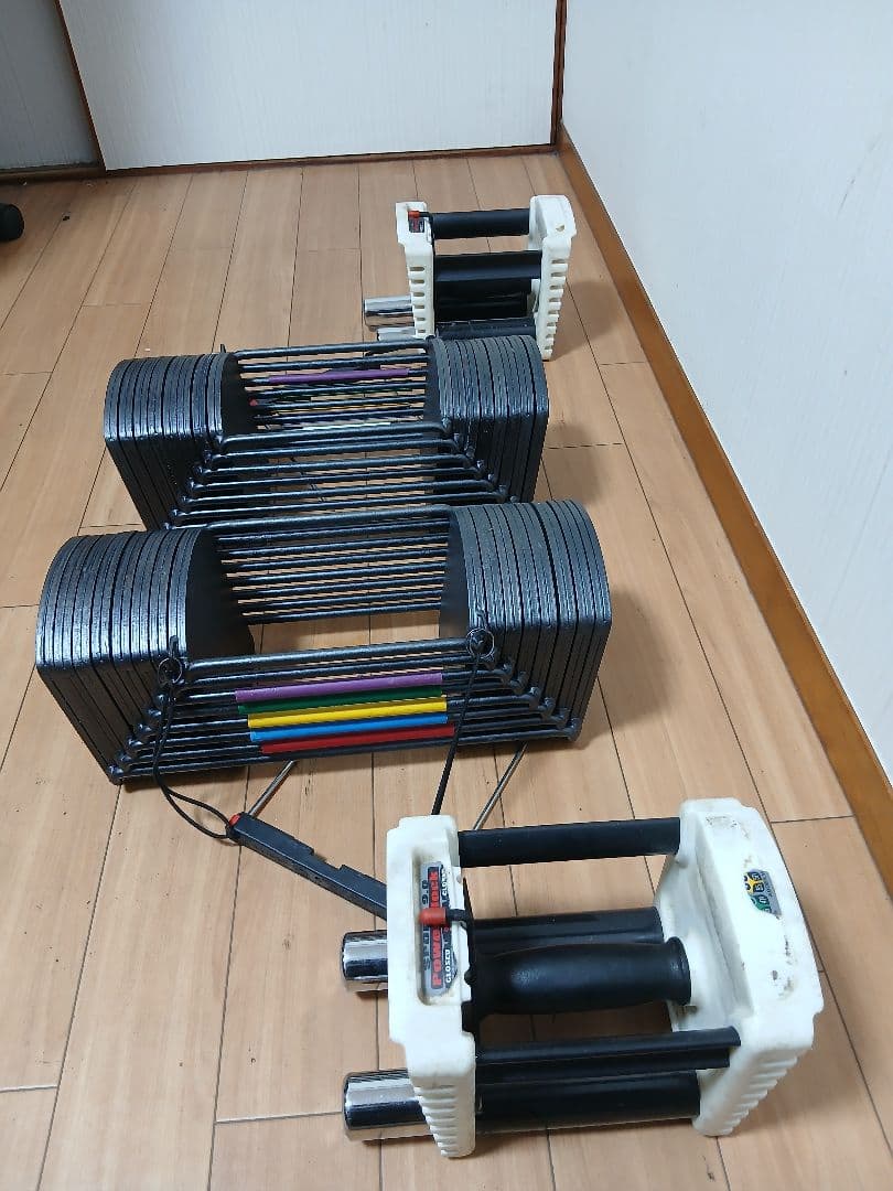①POWERBLOCK パワーブロック 可変式ダンベル 41Kg×1個