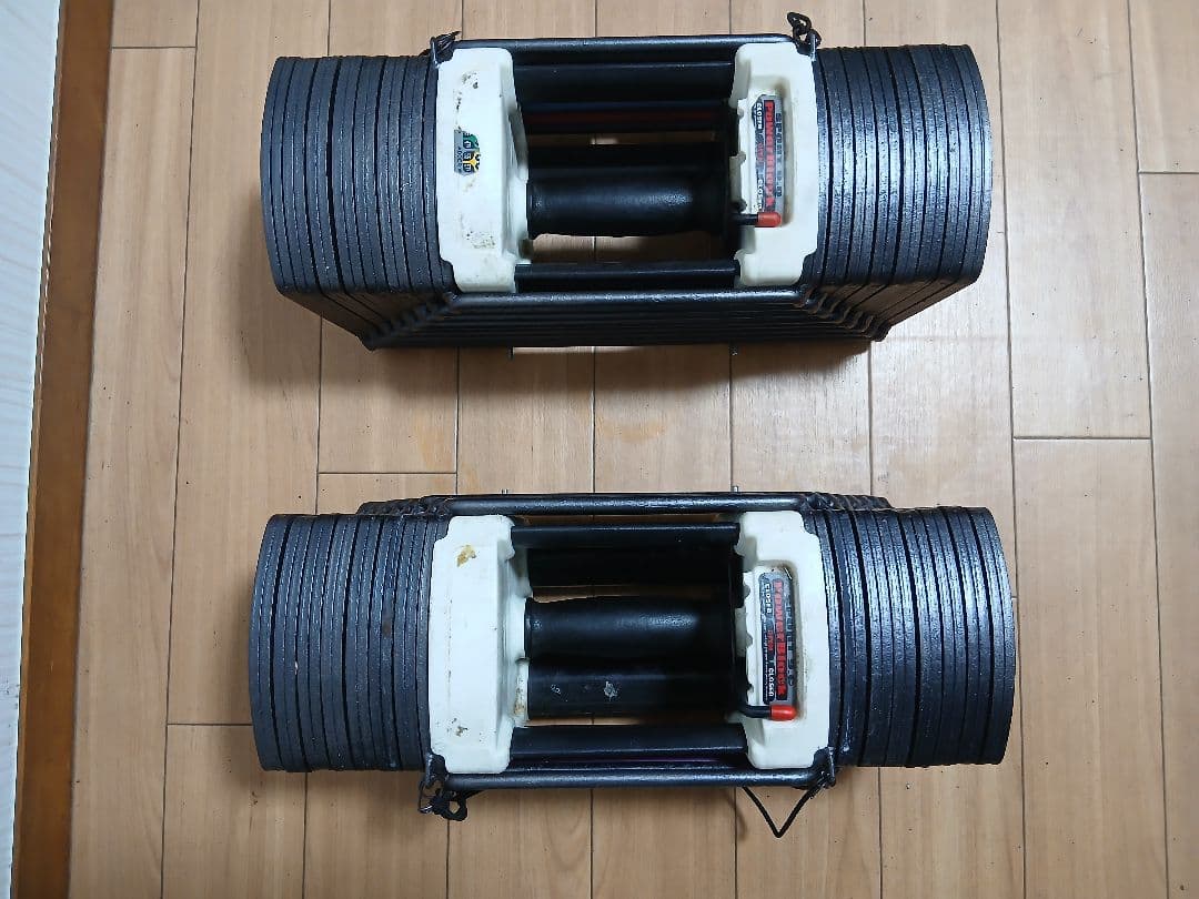 ①POWERBLOCK パワーブロック 可変式ダンベル 41Kg×1個