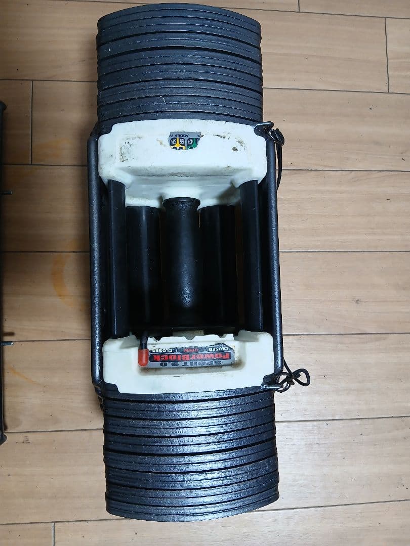 ①POWERBLOCK パワーブロック 可変式ダンベル 41Kg×1個