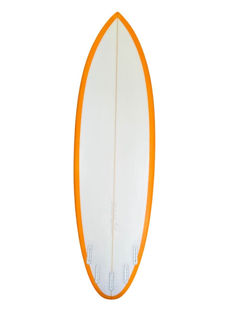 ローカルサーフボード ミッドレングス 6'6\" 約40L 5FIN