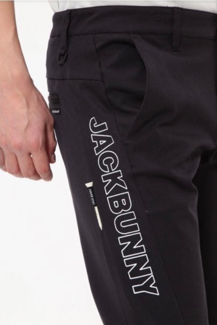 ジャックバニー メンズ ツイルストレッチ ゴルフパンツ 未使用タグ付 M 春夏