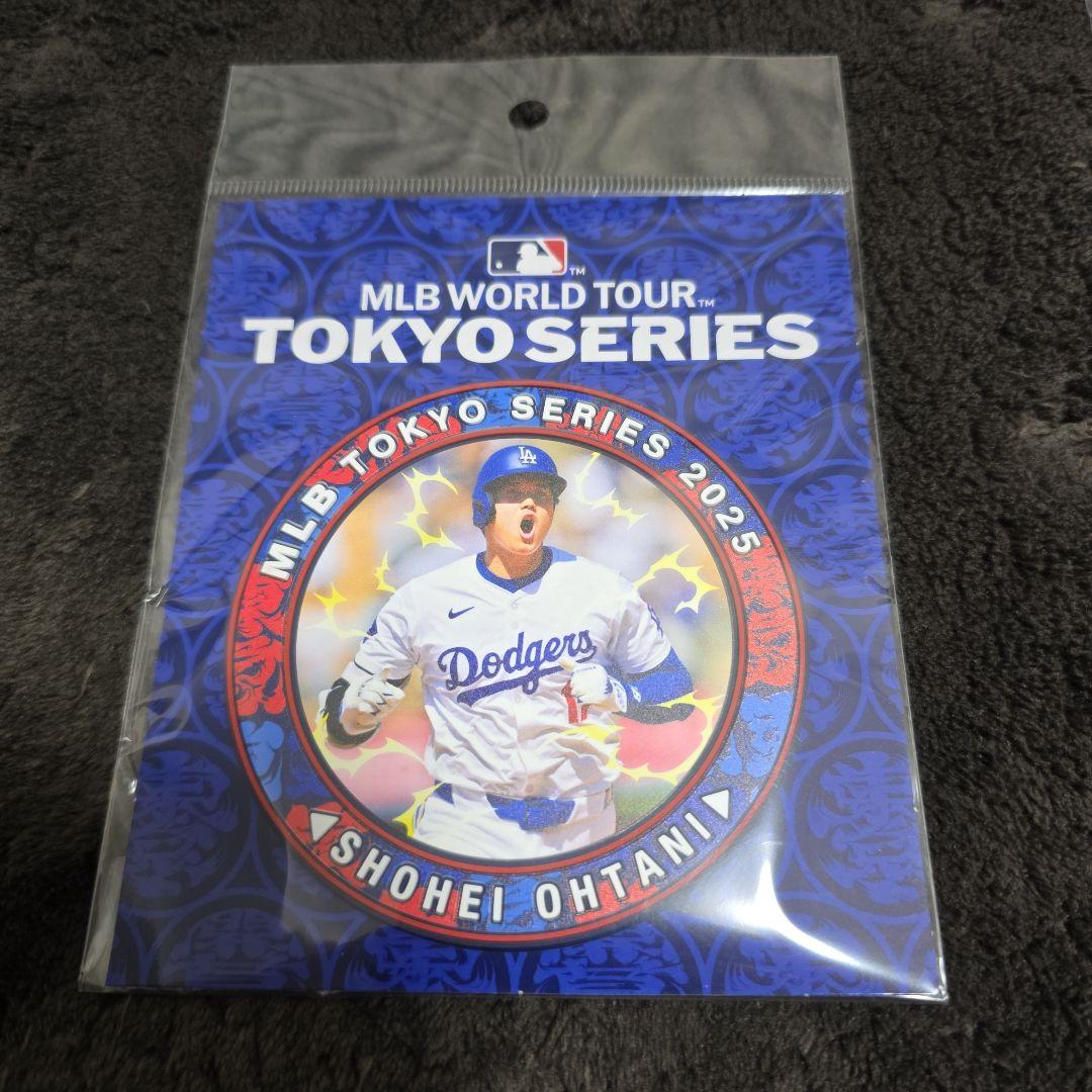 MLB東京シリーズ　ドジャース　大谷翔平　ラバーコースター2種セット①