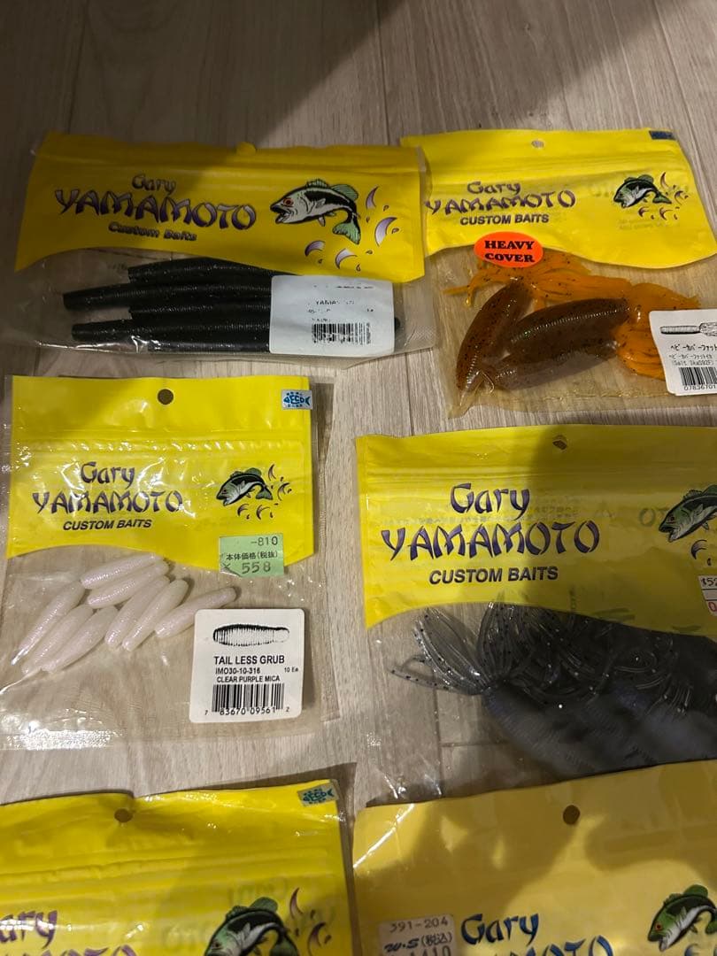 バス釣り引退ワーム16袋セット
