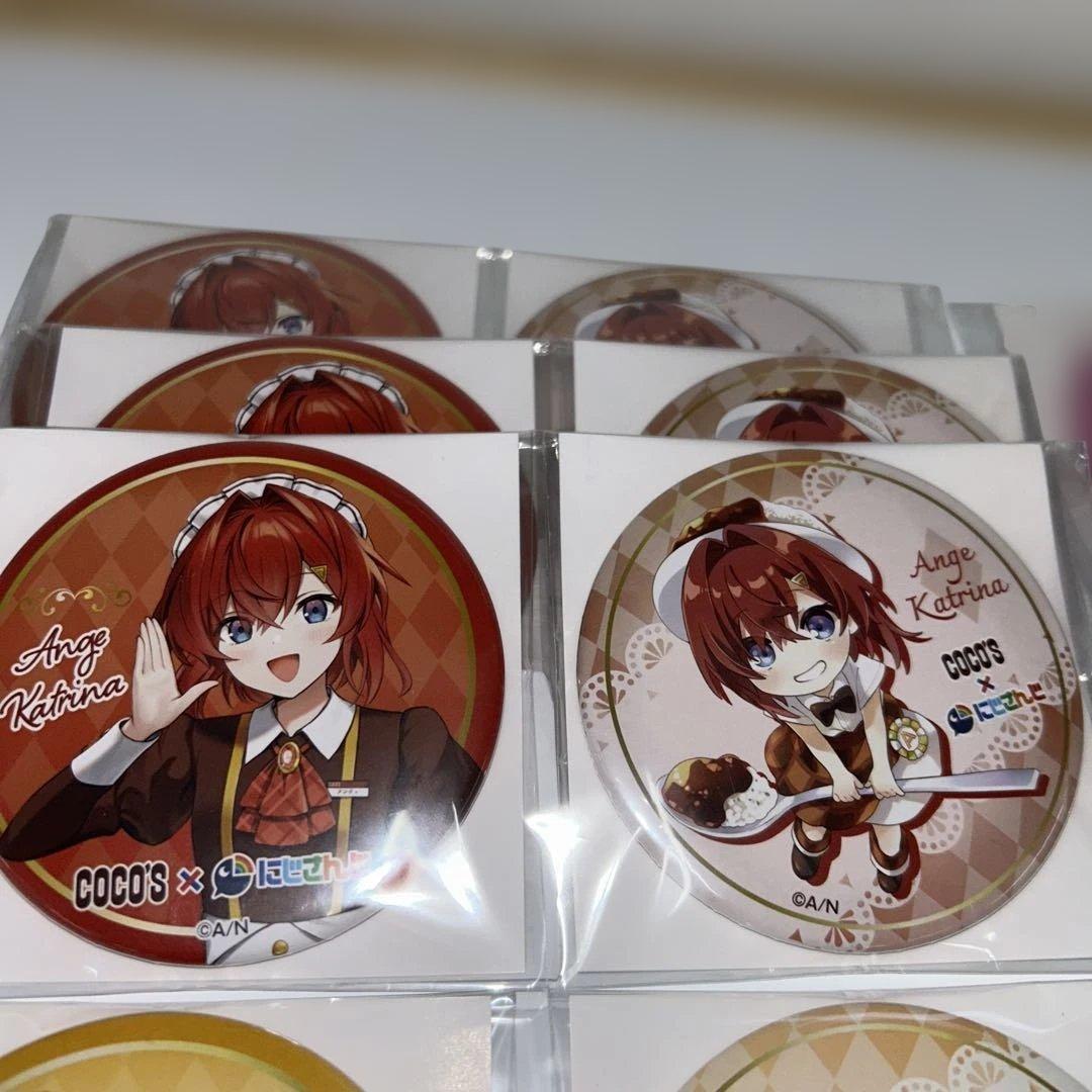 【新品未開封】にじさんじ×ココス コラボ 缶バッジ27点＆アクスタ4点