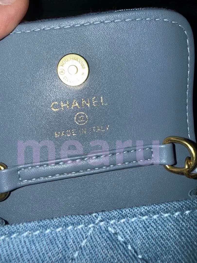 CHANEL デニムミニショルダーバック　ノベルティ　VIP顧客限定　海外限定