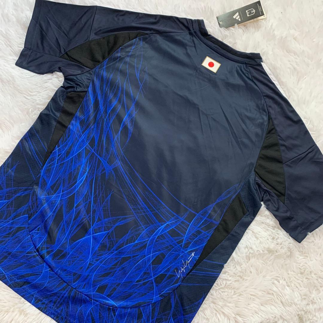 サッカー日本代表　ユニフォーム　Y-3 フレイムパターン シャツ Ｌ　サポーター