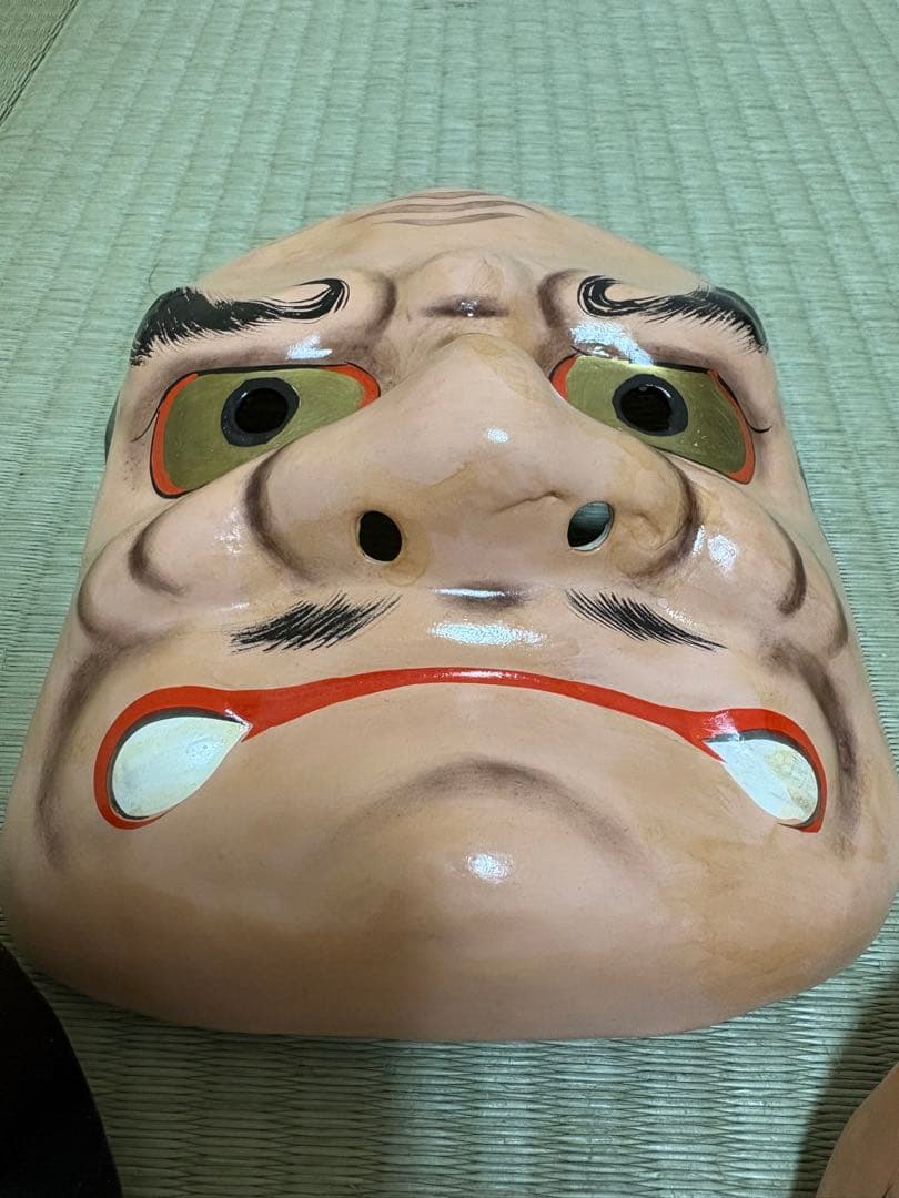 日本舞踊　くわえ面　3点セット