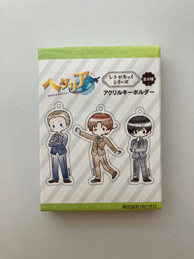 ヘタリアレトロチックキーホルダー×8